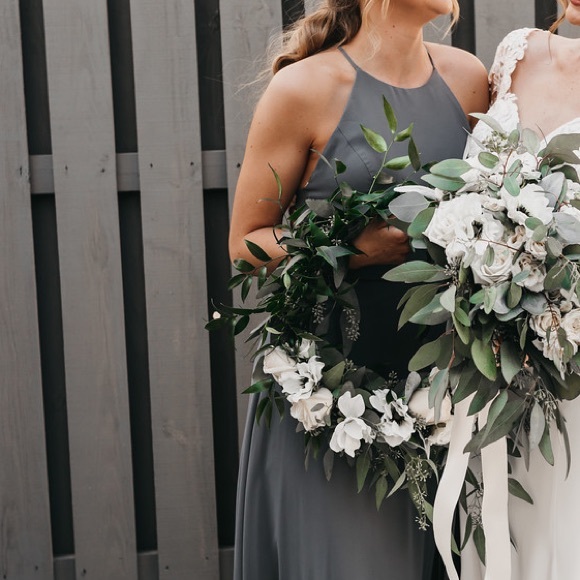 Jenny Yoo Kayla dress Denmark blue - Picture 6 of 7